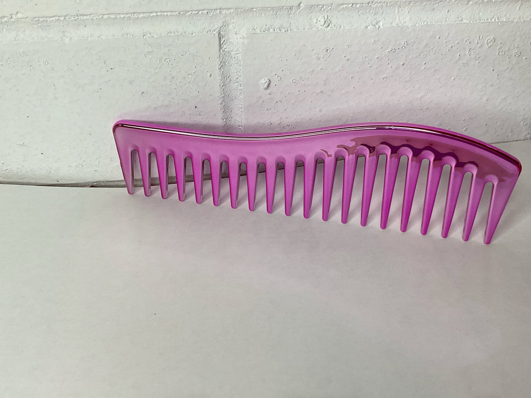 Cosmo Curve Comb Metallic Pink